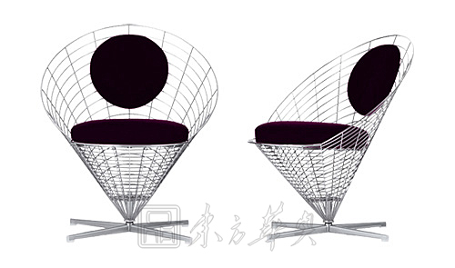 现代经典休闲椅|钢丝休闲椅|办公家具|锥形椅|心形椅,锥形椅,钢丝椅,网椅